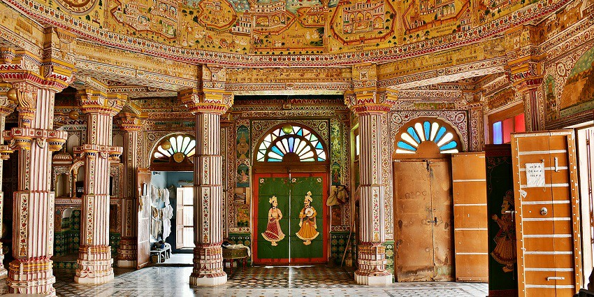 The magnificent Bhandasar Jain Temple is a must-visit attraction near Sri Sadul Museum.