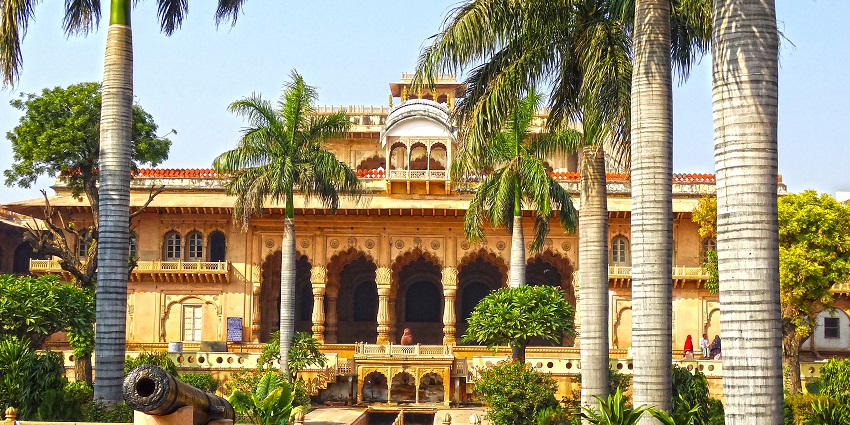 The Bharatpur Palace, showcasing its grandeur, a popular place near Jaipur
