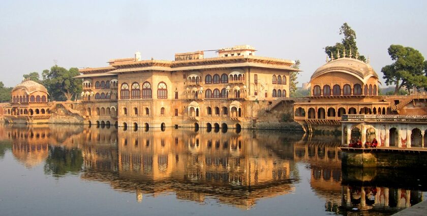 Picturesque view of Deeg Mahal in Bharatpur, Rajasthan - one of the best places to visit