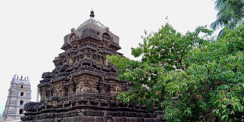 9th-century Golingeswara temple in Biccavolu amdist the enchanting hills Andhra Pradesh.