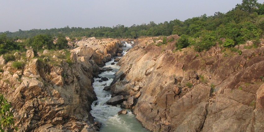 Bhimkund in Odisha with clear water, the best place near Mahadev Paani Waterfalls.