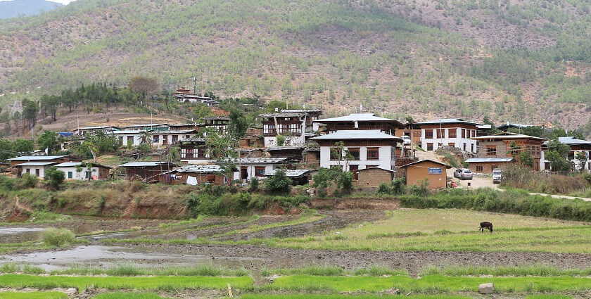 Traditional Bhutanese rural scenery and landscape-things to do in Bhutan