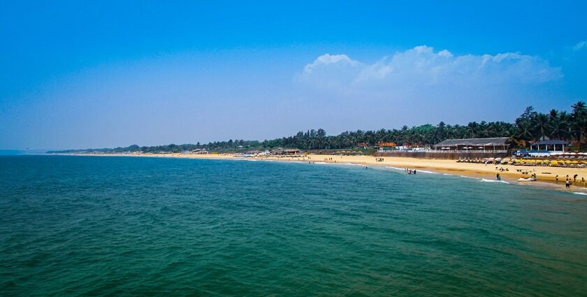 A glimpse of clear waters and a serene atmosphere at Butterfly Beach, South Goa.