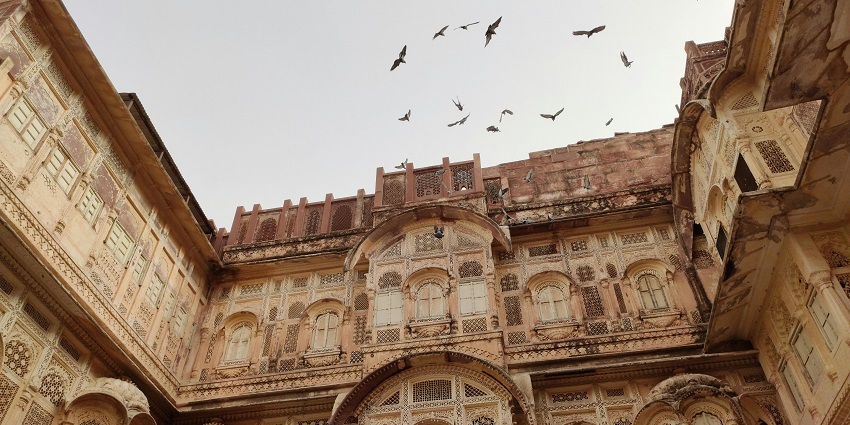 The stone walls of Bilhaur Fort - one of the places to visit in Katni, Madhya Pradesh.