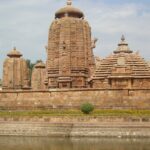 An exterior view of the temple dedicated to Lord Shiva which is visited in large numbers.