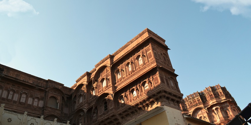 A glimpse of the splendid Brij Raj Bhavan, one of the best haunted places in Udaipur.