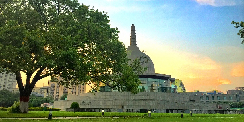 The Buddha Smriti site, filled with greenery, is a must-visit place near the attraction.