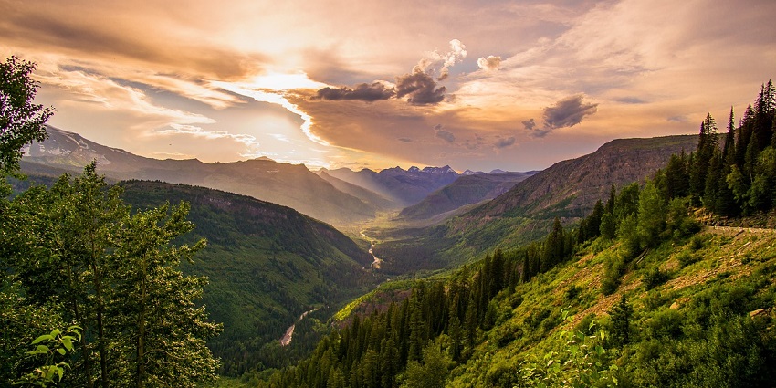View of Bumthang Valley, a good place to visit in Bhutan in September to enjoy the green nature