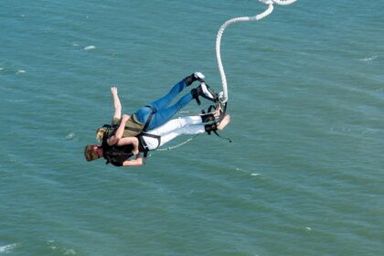 Bungee jumping in Rajasthan offers thrilling experiences at Udaipur and Jaipur