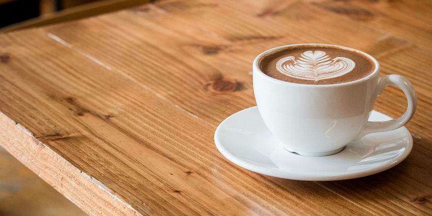 A glimpse of pipping hot coffee served at Café 15 A, one of the best foods in Vadodra.