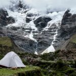 While planning a camping trip in winters, one can witness the snowfall.