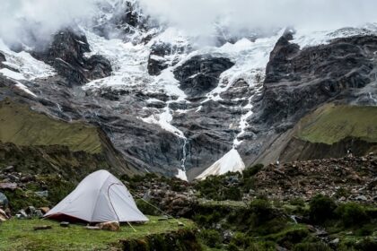 While planning a camping trip in winters, one can witness the snowfall.