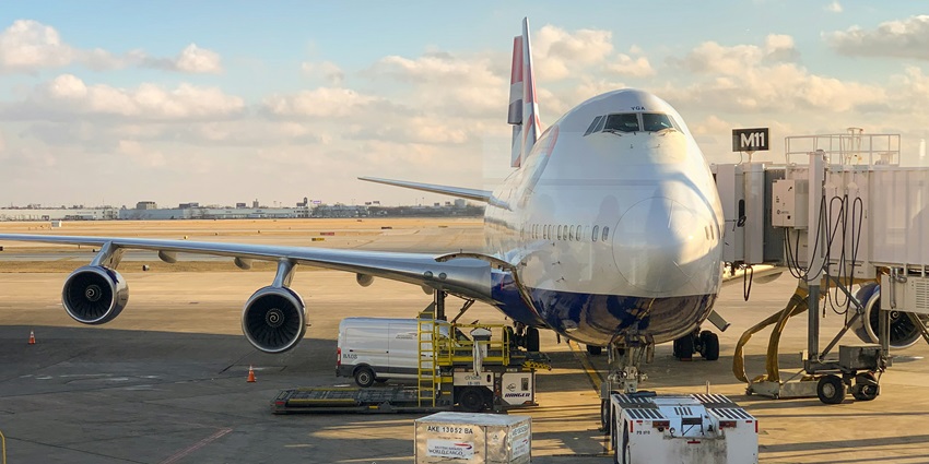 A glimpse of an aeroplane at the Cargo Terminal, one of the famous airports in Delhi.