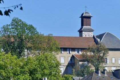 Image of Carmel Hill Monastery, a serene place of worship surrounded by nature