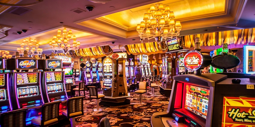 Inside Casino palms, one of the unique places to visit near Baga beach for a fun experience