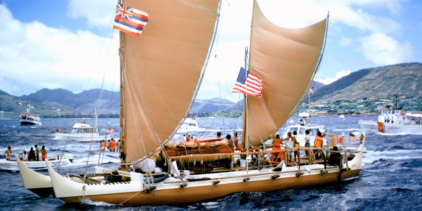 Catamaran Sailing is one of the popular activities while watching sunset views.