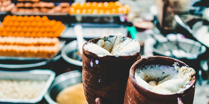 An image of Chach, a spicy yoghurt drink, one of the best foods and perfect for summers.