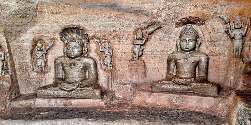 Majestic Khandagiri Caves in Chanderi showcasing ancient Jain cave temples