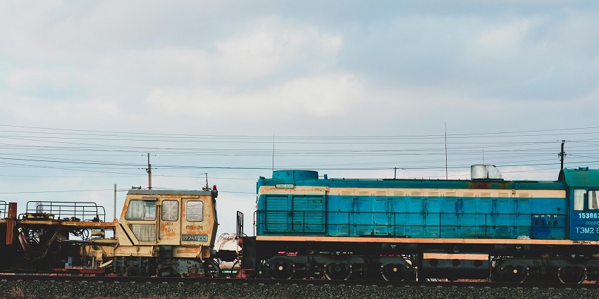 A train at the Chandigarh Railway Station, one of the top haunted places in Chandigarh.
