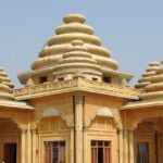 Panoramic image of the iconic Valmiki temple which is one of the Chandigarh temples