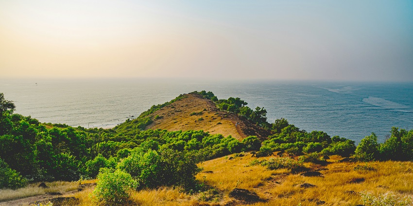 Chapora Fort is one of the best places to visit in Goa in December with stunning scenery