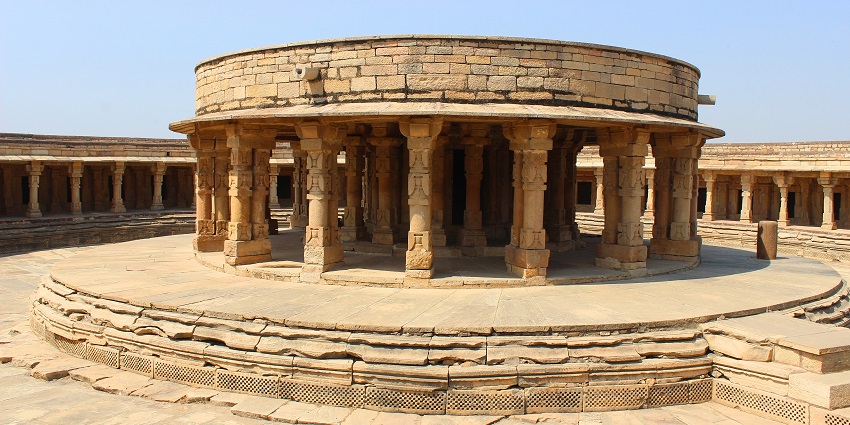 A glimpse of the Chausath Yogini Temple, a tourist attraction near Matangeshwar Temple.