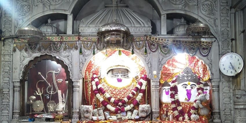 A simple view of Chauth Mata Temple, which is a holy temple near the national park