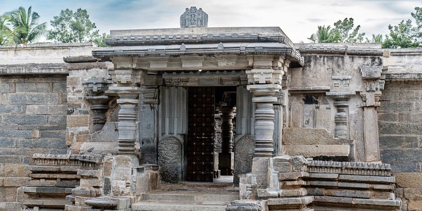 Entrance of Sri Chennakeshava Temple, showcasing intricate carvings - things to do in ongole.