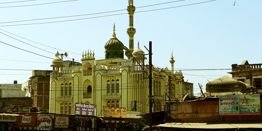 View of a masjid in Chhatri Baag, an elegant memorial and a lovely spot for a picnic