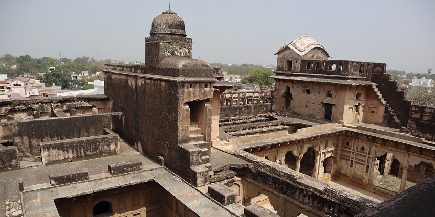 View of the haveli from the terrace.