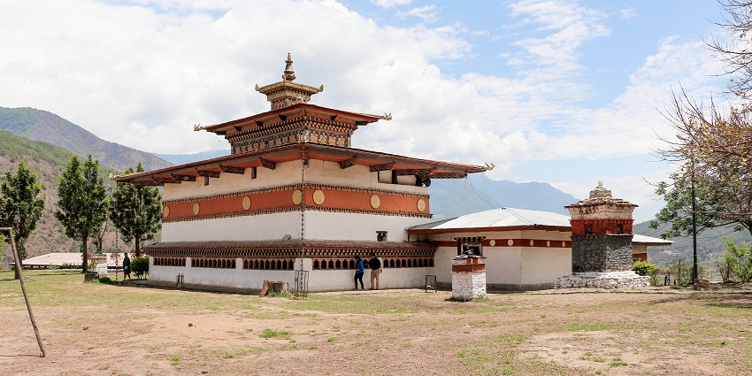 Chimi Lhakhang, a revered temple in Bhutan known for its unique cultural significance.