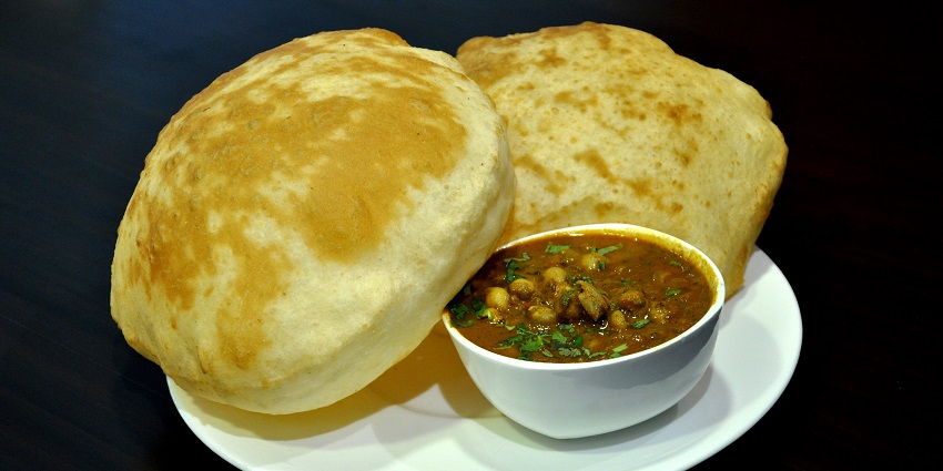 Chole bhature is a local favourite offering the authentic flavours of North indian cuisine