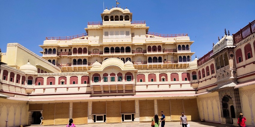 City Palace Jaipur has Gardens, courtyards, and museums reflecting Rajput royalty's opulence.