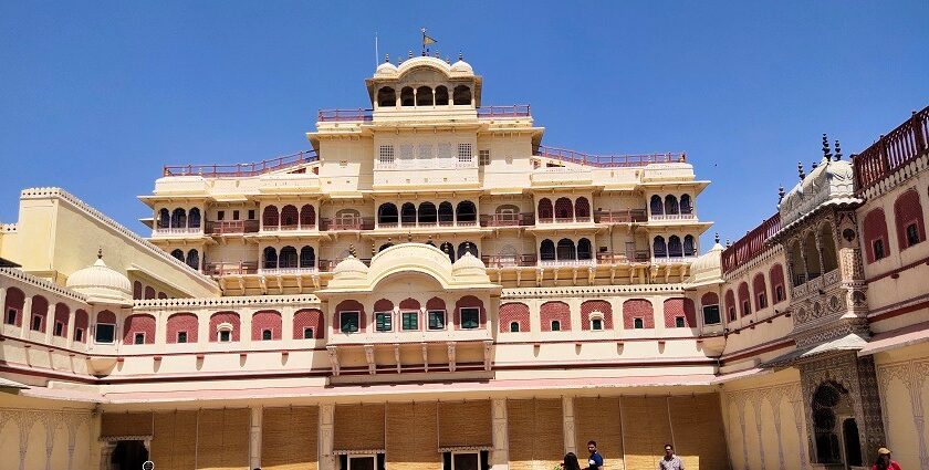 City Palace Museum’s breathtaking facade, highlighting exquisite design elements