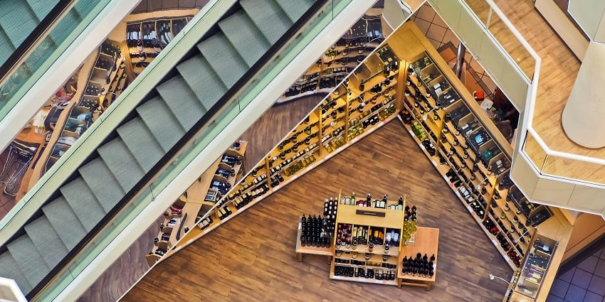 The aerial view of one of the best shopping malls in Kathmandu that one must visit once.