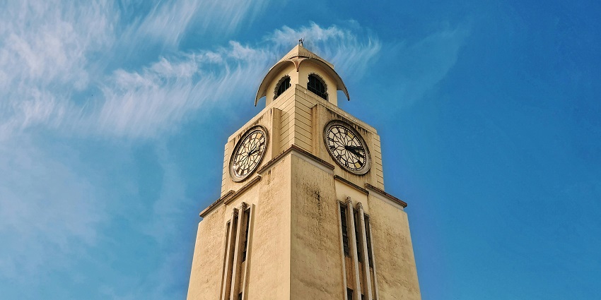 A glimpse of the iconic Clock Tower, one of the top places to visit in Jodhpur in evening.