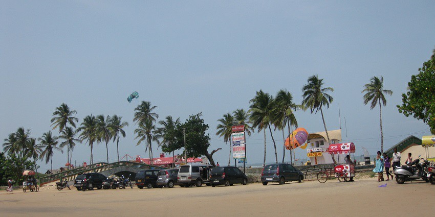 Colva, with its pristine white sands, is one of the best beaches in Goa for foreigners.