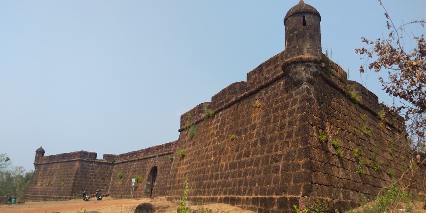 Image of Corjuem Fort is a fortress situated 4 kilometres from the village of Aldona in state of Goa