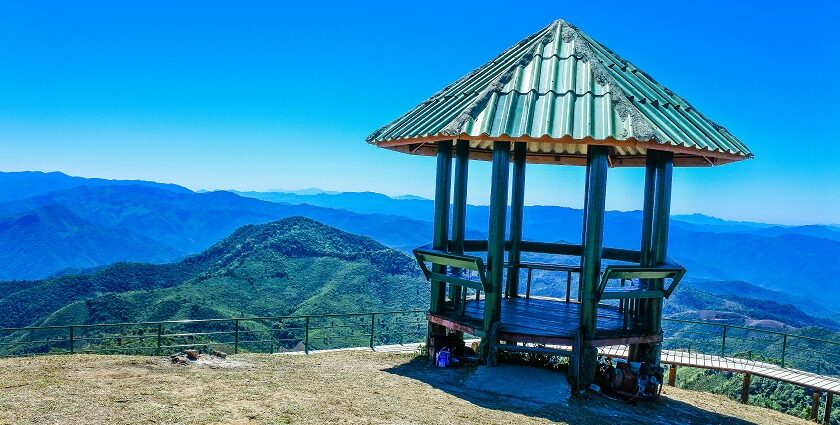 The scenic view from hill stations near Hubli, a major attraction for tourists.