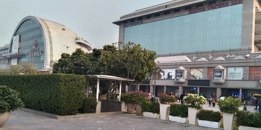 Snapshot of the DLF Avenue mall in Saket which is one of the best shopping mall in New Delhi