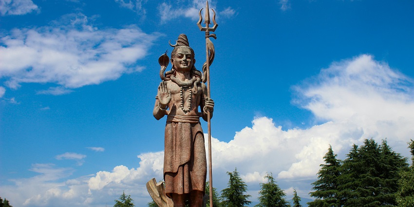 Image of lord Shiva statue in Dalhousie - One of the best hill stations near Jalandhar