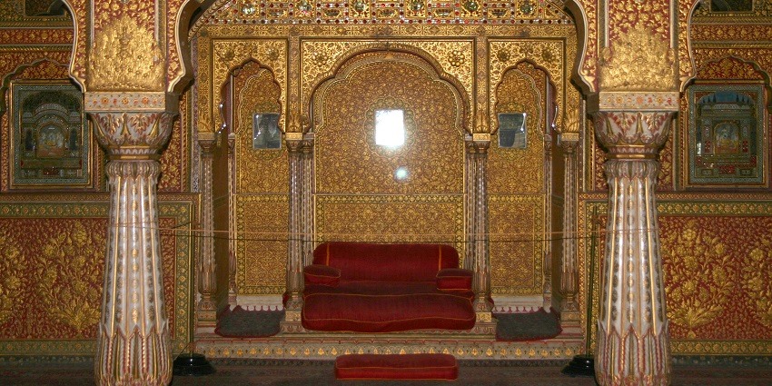 Majestic Hall inside the Junagadh fort complex with a rich treasure trove of artefacts