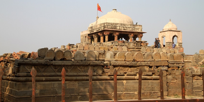 An image showing Harshat Mata Temple, a significant religious site at Dausa, Uttar Pradesh.