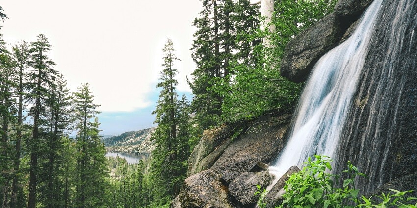 Davis Falls is a unique and beautiful waterfall with a mystery behind its creation.