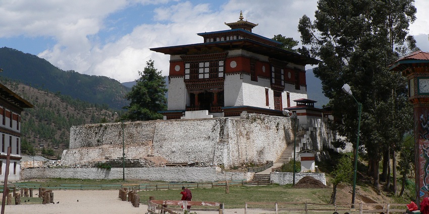 Dechen Phodrang Monastic School in Thimphu, Bhutan, an educational institution for monks
