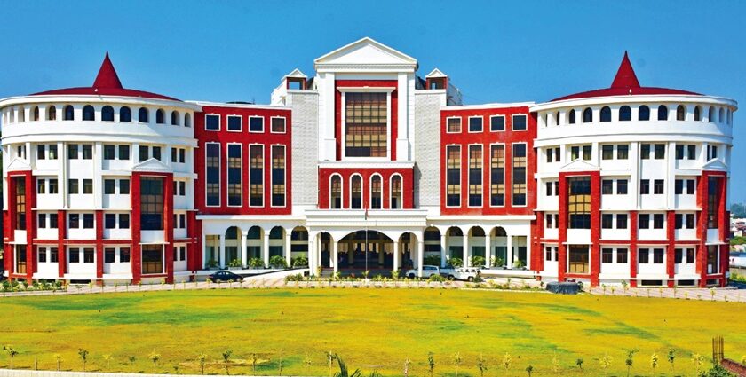 Explore the spectacular architecture of Dehradun university campus during your weekend trip from Delhi.