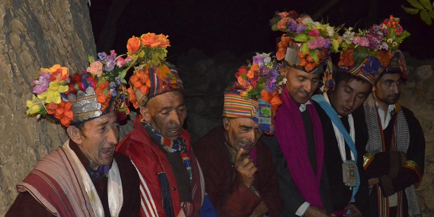 The "Bona-na" festival at Dha Hanu, one of the famous places to visit in Kargil.