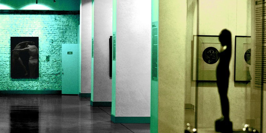 Image of a museum with green and white wall - Discover Sikh Museum Mohali