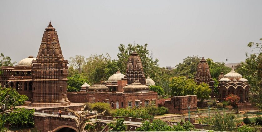 Mandore Fort features stunning architecture and gardens, reflecting royal heritage.