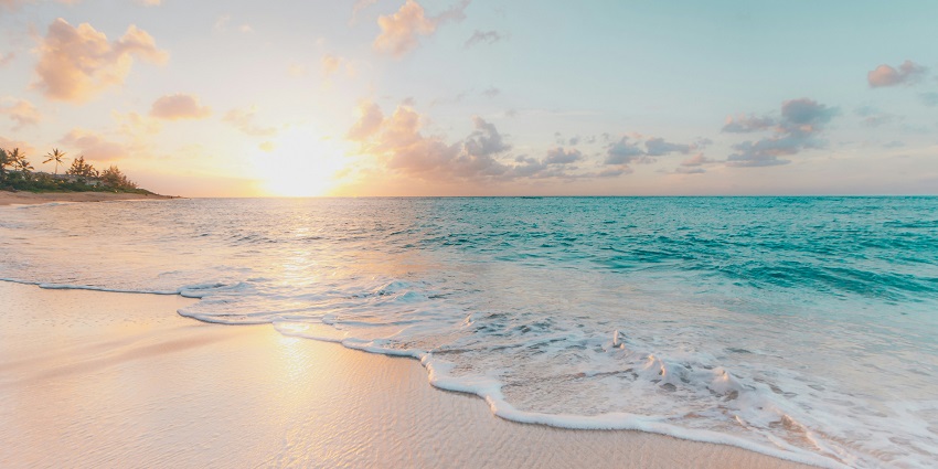 A view of a beach in Diu Island, one of the serene places to visit near Gir National Park.